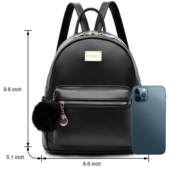 5902 Girls Fashion Backpack Purse Leather Mini Backpack Purse Satchel main image 7